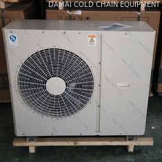 Food Storage Air Cooled Condenser Unit Semi Hermetic Piston Compressor Type