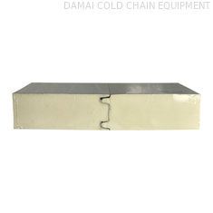 150mm 100mm Cold Room Panels , PU Sandwich Panel For Food Pharmacy Industry