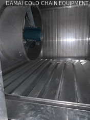 Split Type Tunnel Blast Freezer Air Cooling Fast Freezing System