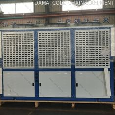 Customized Aluminum Air Cooler Condenser With Copper Tube / Axial Fan