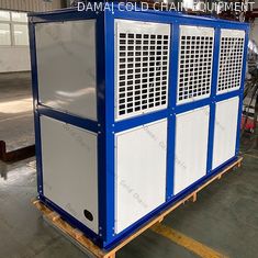DM Industrial Air Cooler Condenser H Type Customized with Direct Drive / Axial Fan