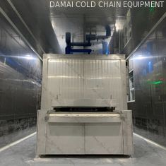 Dimension Customized Tunnel IQF Freezer , Rapid Cooling Quick Freeze Machine