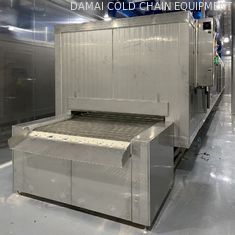 Food Industrial Quick Tunnel Freezer 1000kg/H For Continuous Quick Freezing Work