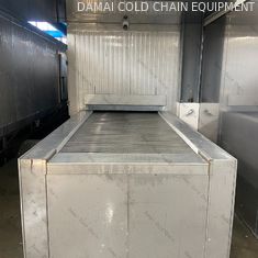 1000kg/h Quick Tunnel Freezer / IQF Freezing Machine With Customized Conveyor Speed