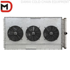 Industrial 380V/220V Refrigeration Air Cooled Condenser with motor Fans walk in freezer