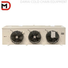 3 Fans Cold Room Evaporator with Steel Plate and Plastic Spray Casing Material of Fin