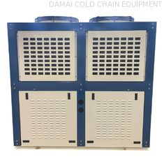Energy-Saving Air Cooled Condenser with Louvered Fin Type and Power Consumption