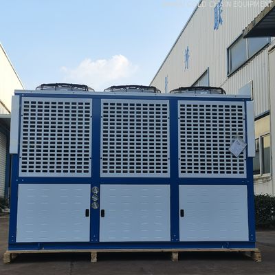 V Type Air Cooling Condenser Unit , Cold Storage Condenser With Nominal Heat Exchange