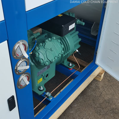 V Type Air Cooling Condenser Unit , Cold Storage Condenser With Nominal Heat Exchange