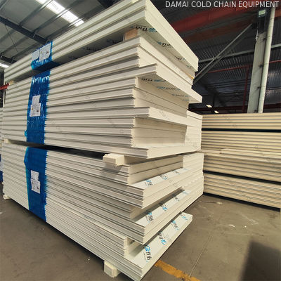 White Cold Room Panel Rock Wool Sandwich Exterior Wall Sandwich Panel
