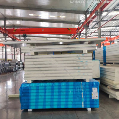 Insulated PU Foam Wall Panel , Container House Cold Storage Panel For Fish Meat