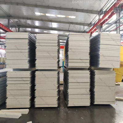 Polyurethane Freezer Room Panels PU Insulated Cold Room Sandwich Panel For Cold Storage