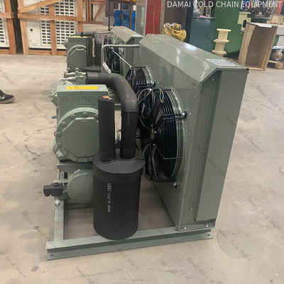 CAREL Controller DC Inverter Rooftop Condensing Unit For Cold Storage Refrigeration System