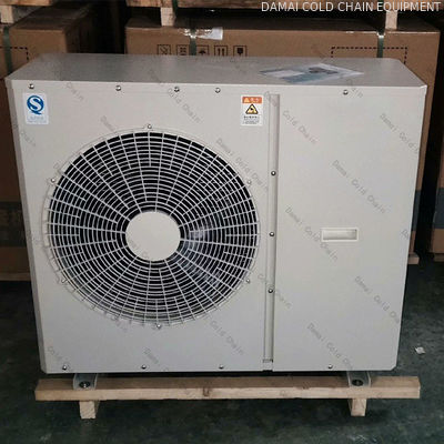 Food Storage Air Cooled Condenser Unit Semi Hermetic Piston Compressor Type