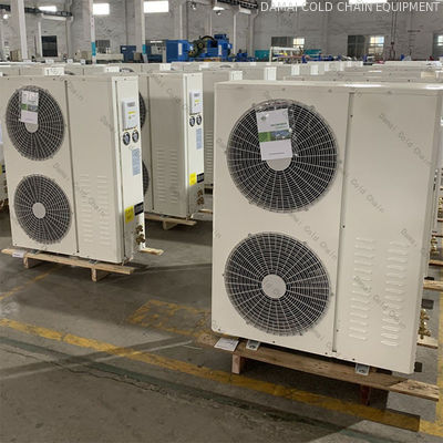 Supermarket Horizontal Condenser Unit For Freezer Room Cold Room