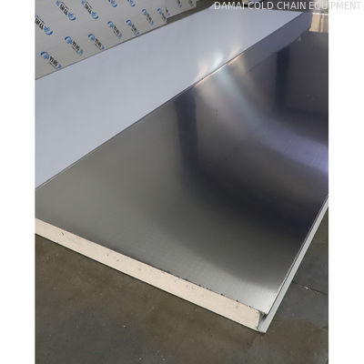 PU Foam Cool Room Sandwich Panel 50mm -200mm  For Wall  / Floor / Ceiling