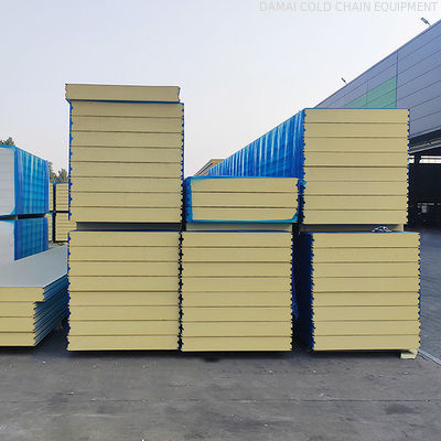 50mm-250mm PU Sandwich Wall Panel For Clean Room / Cold Room