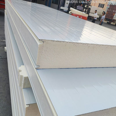 50mm-250mm PU Sandwich Wall Panel For Clean Room / Cold Room