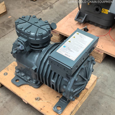 Original Semi Enclosed Piston Compressor For Cold Room Industrial Refrigeration Low Temprature
