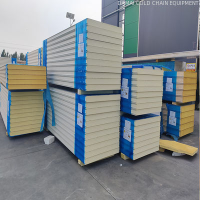 Prepainted Cold Room Panel 50mm-250mm PU Sandwich Panel Customized