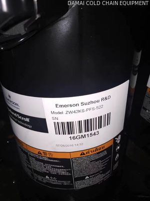 Low Vibration Air Cooler Compressor 500M3/h Air Flow Scroll Compressor For Refrigeration Parts