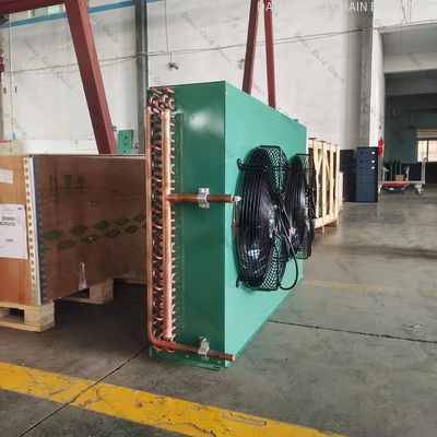 Fin And Tube Air Cooler Condenser With Copper / Aluminum / Stainless Steel