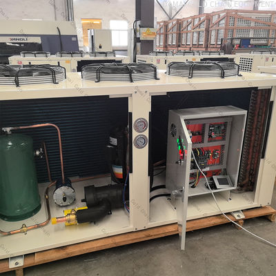 Industrial Fin And Tube Type Condenser Aluminum Material 1 Year Warranty