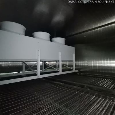 Fast Cooling Quick Tunnel Freezer 380V 50Hz Automatic Defrosting