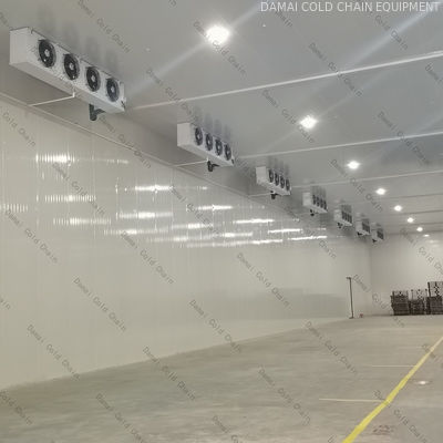 PU Sandwich Cold Storage Room With Air Cooled Condenser / Plate Cooler Evaporator