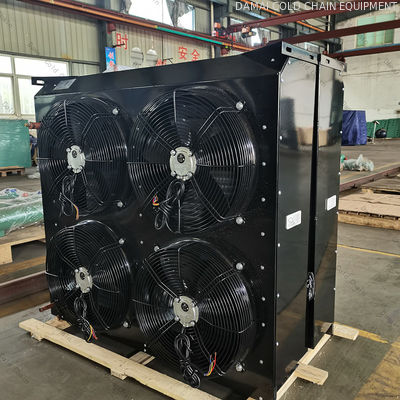 Pressure Drop Optimized Air Condenser Cooler / H Type Air Cooled Condenser with Louvered Fins
