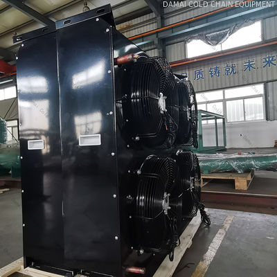 Pressure Drop Optimized Air Condenser Cooler / H Type Air Cooled Condenser with Louvered Fins