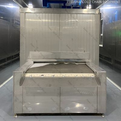 Customized Conveyor Quick Tunnel Freezer 1000kg/H Individual Quick Freezing Machine