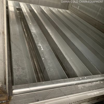 Customized Conveyor Quick Tunnel Freezer 1000kg/H Individual Quick Freezing Machine