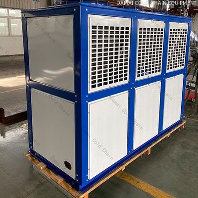 DM Industrial Air Cooler Condenser H Type Customized with Direct Drive / Axial Fan