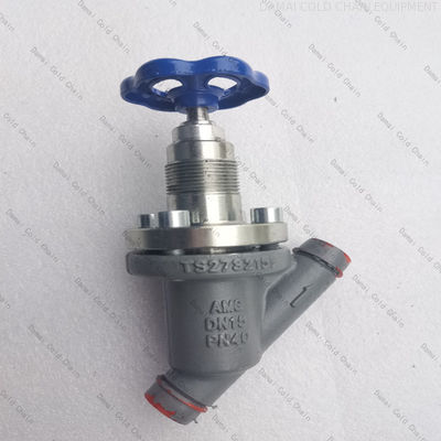 Stainless Steel Refrigeration Welded Globe Valve Standard Size Silver Color