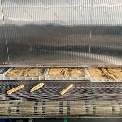 Individual Quick Freezing Tunnel IQF Freezer Customized For Food Industrial