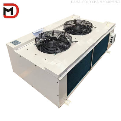 High Heat Transfer Efficiency Cold Room Evaporators Steel Plate With Double Outlet