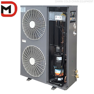 Industrial 0 celsius Degree CAREL Commercial Refrigeration Condensing Unit for Cooling Needs