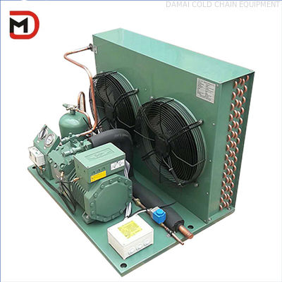 Semi Hermetic Piston Compressor Type Condensing Unit Noiseless For Supermarket