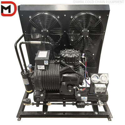 Energy-saving Semi Hermetic Piston Condensing Unit with CAREL Controller and Air-cooled Condenser