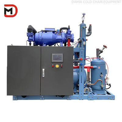 Industrial Double Screw System For Various Machine Functionality And Usage In Walk In Cooler