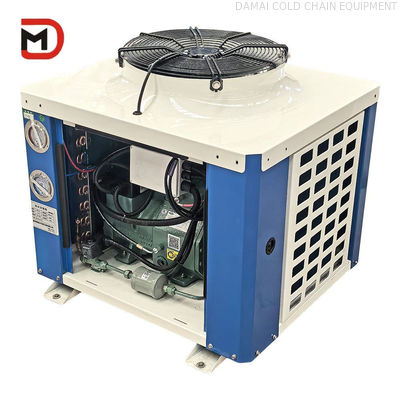 Cold Storage Walk In Freezer Room Condensing Unit With Air Cooled Refrigerant Way