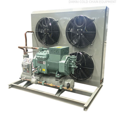 Horizontal Condensing Unit with Axial Fan for -40C--10C Evaporation Temperature and Efficiency Performance