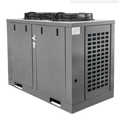 Galvanized Steel Condensing Unit for -40C- 10C Evaporating Temperature using R-410A Refrigerant