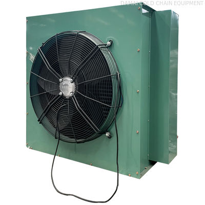 Blast Freezer Air Cooler Condenser with Fin Thickness 0.2mm and 2 Coil Rows