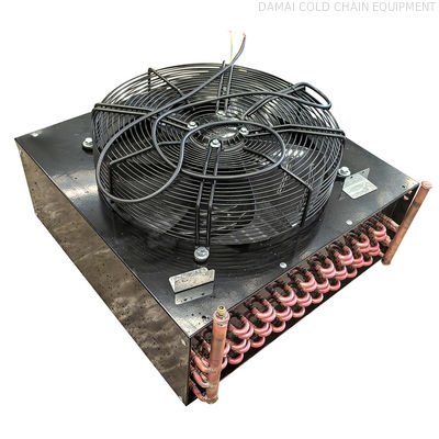 Industrial Evaporation Air Cooled condenser with good quality copper walk in cooler freezer cooling system