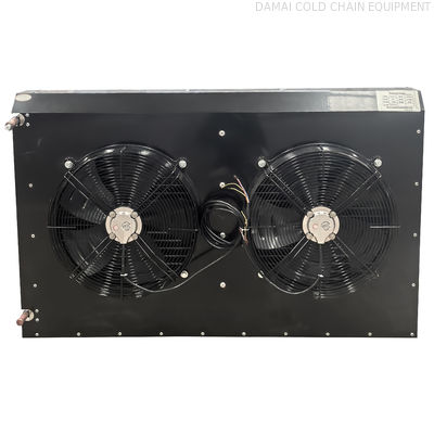 High-Efficiency Air-Cooled Condenser for Industrial Refrigeration Systems with H-Type Coil Design